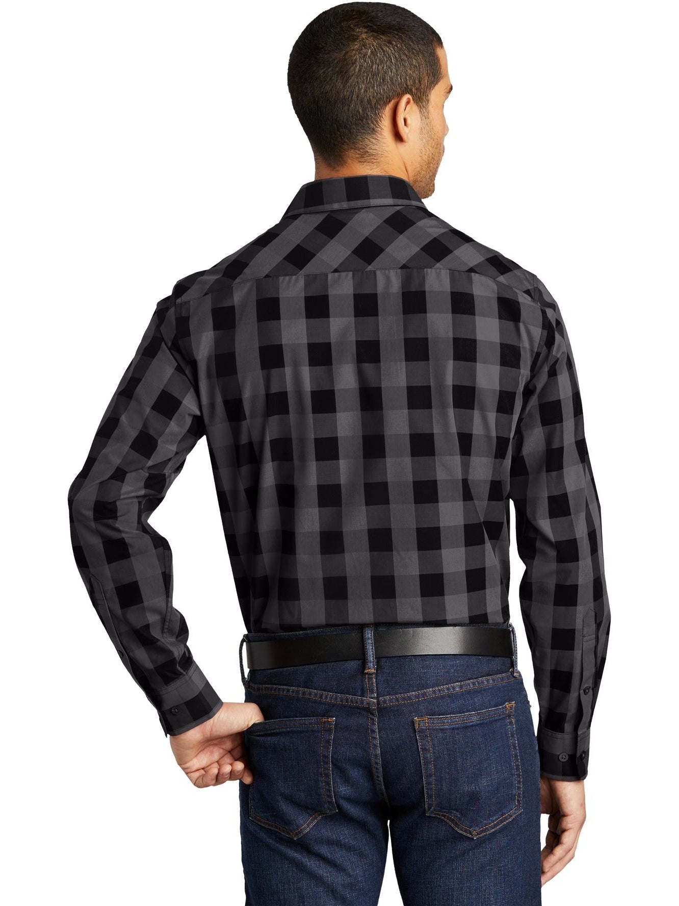 no-logo Port Authority Everyday Plaid Shirt-Active-Port Authority-Thread Logic