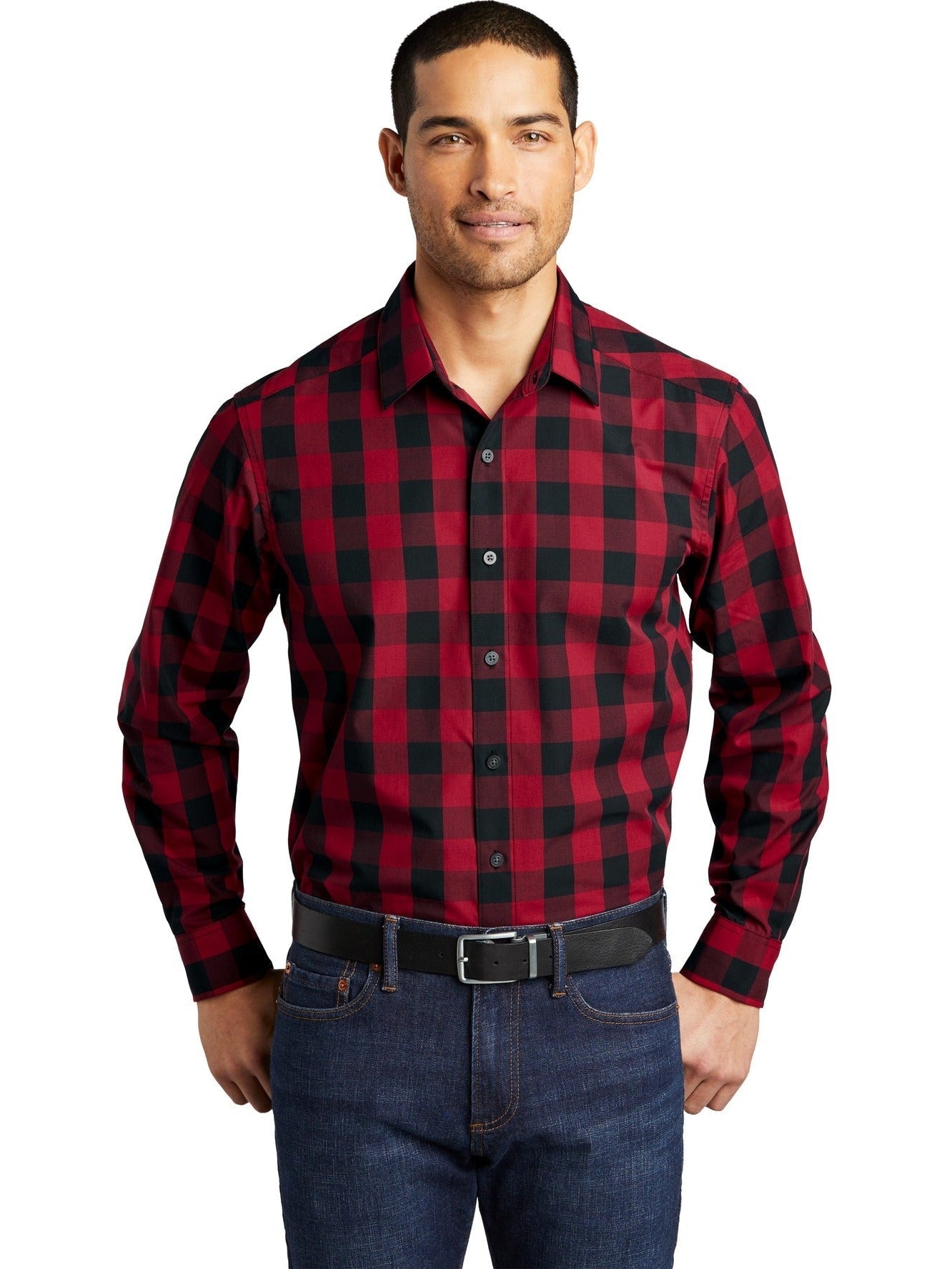 no-logo Port Authority Everyday Plaid Shirt-Active-Port Authority-Thread Logic