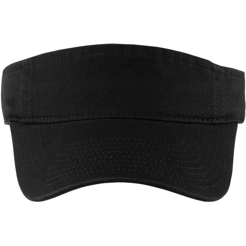 no-logo Port Authority Fashion Visor-Headwear-Port Authority-Black-OSFA-Thread Logic