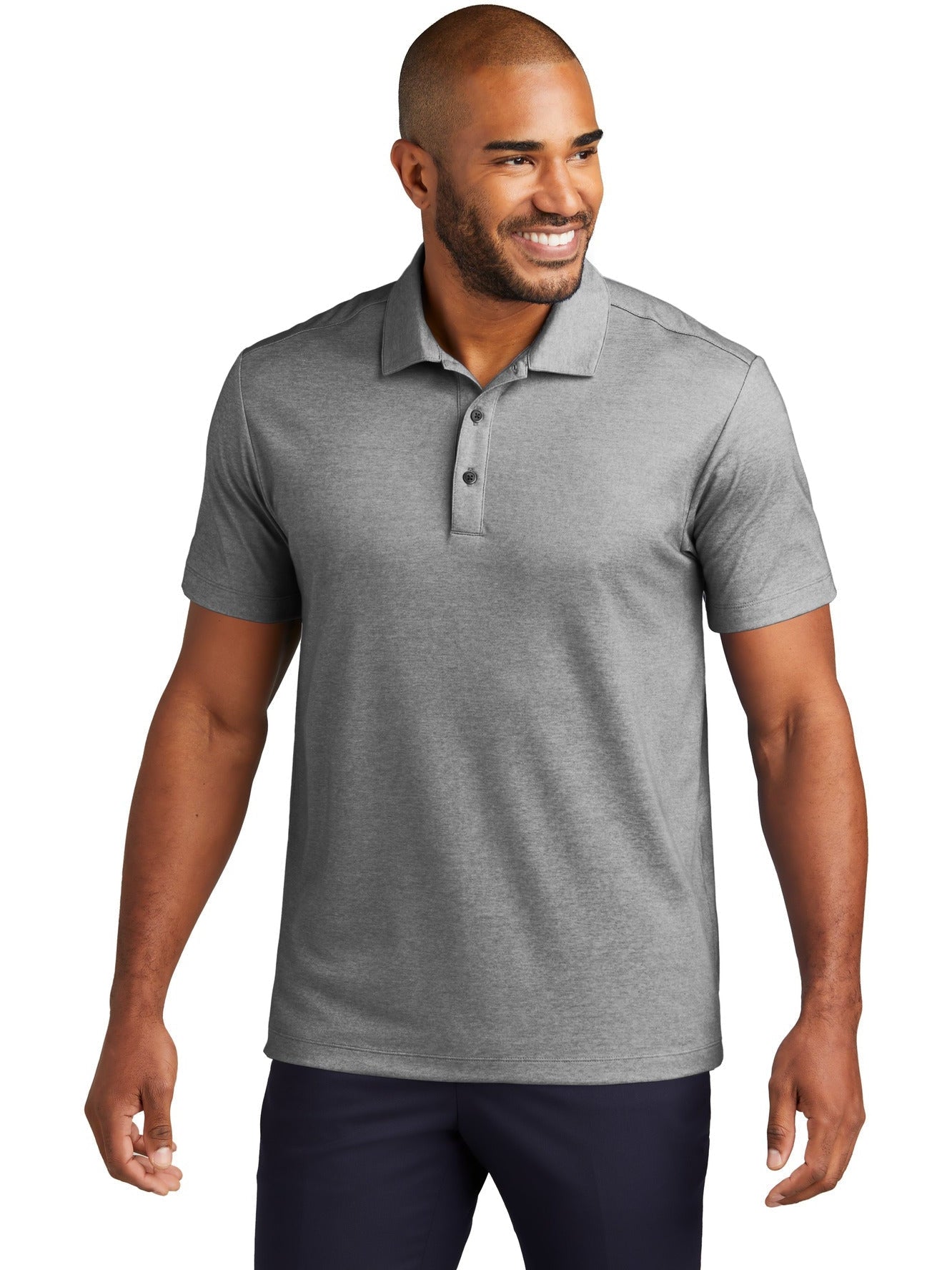 no-logo Port Authority Fine Pique Blend Polo-New-Port Authority-Thread Logic