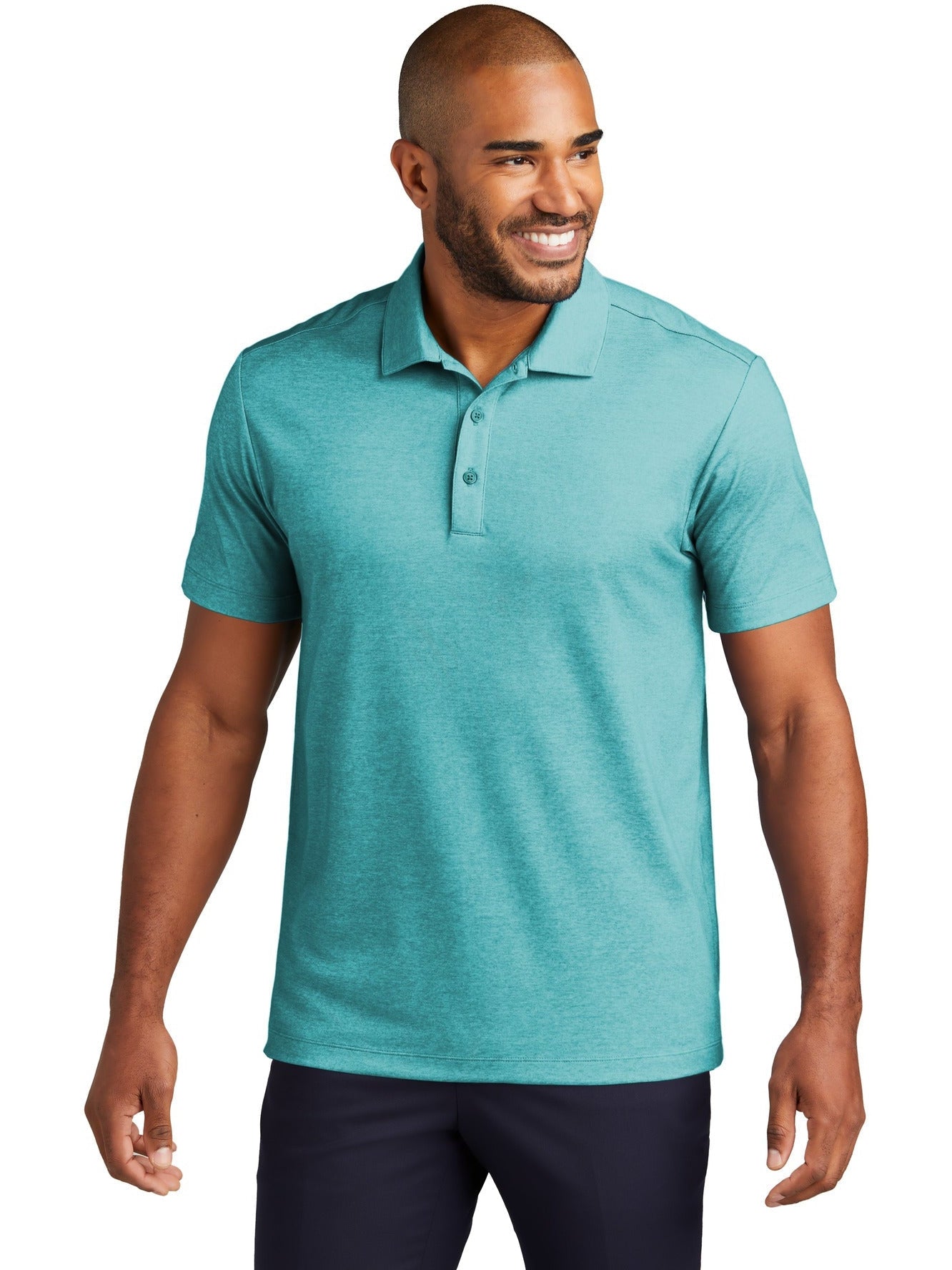 no-logo Port Authority Fine Pique Blend Polo-New-Port Authority-Thread Logic
