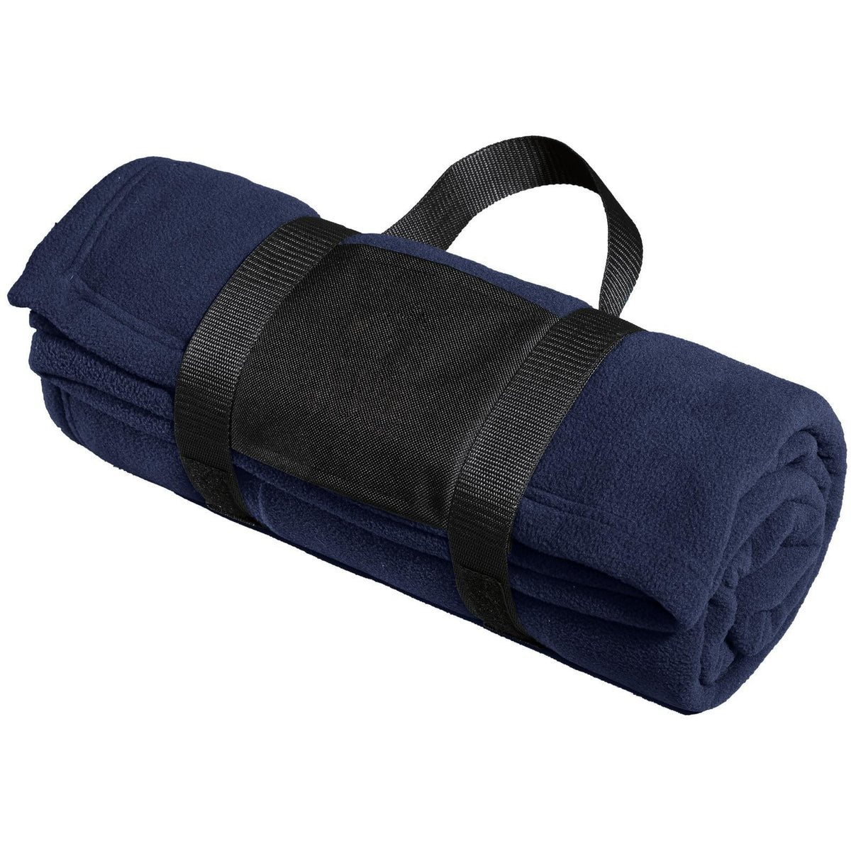 no-logo Port Authority Fleece Blanket With Carrying Strap-Regular-Port Authority-True Navy-1 Size-Thread Logic