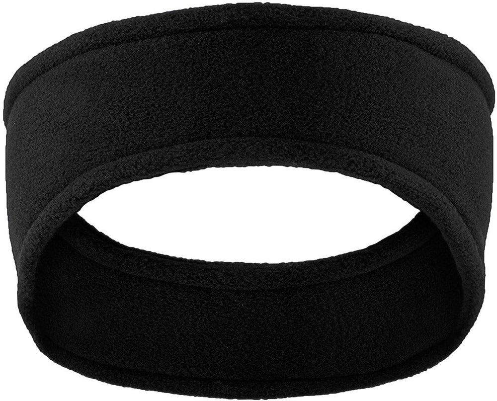 Port Authority Fleece Headband-Regular-Port Authority-Black-OSFA-Thread Logic
