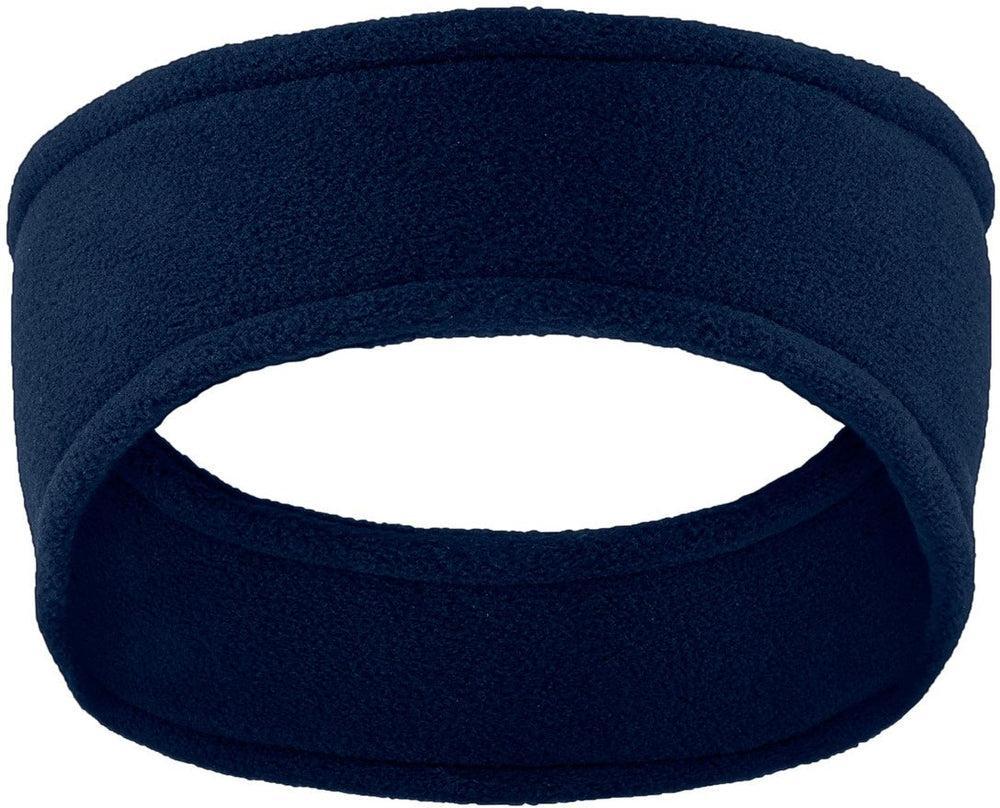 Port Authority Fleece Headband-Regular-Port Authority-Navy-OSFA-Thread Logic