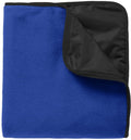 no-logo Port Authority Fleece & Poly Travel Blanket-Regular-Port Authority-True Royal/Black-1 Size-Thread Logic