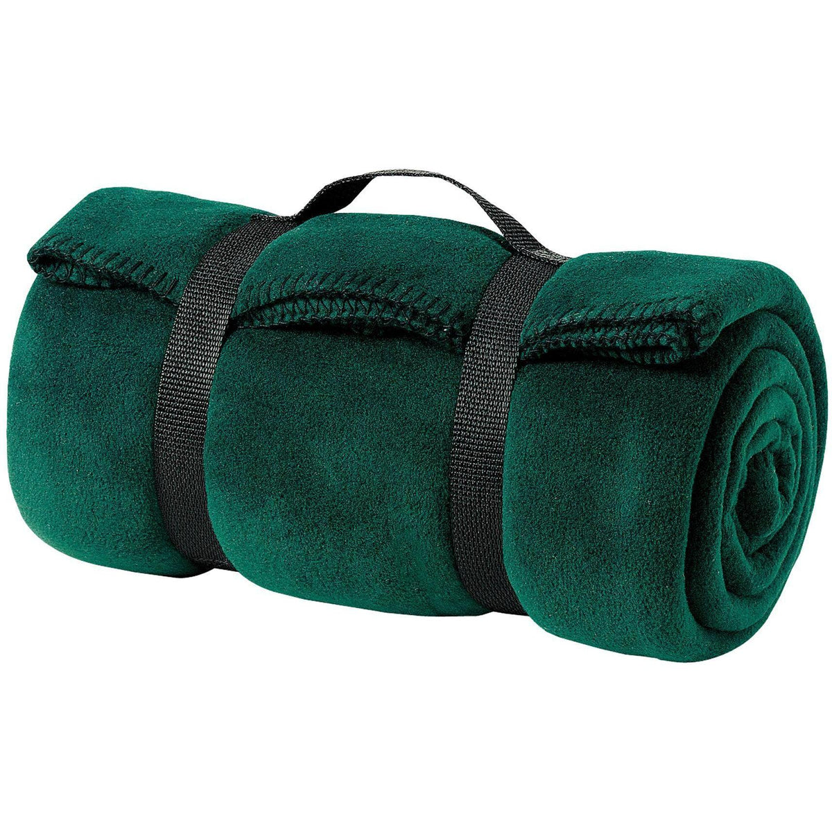 no-logo Port Authority Fleece Stadium Blanket with Strap-Regular-Port Authority-Dark Green-1 Size-Thread Logic