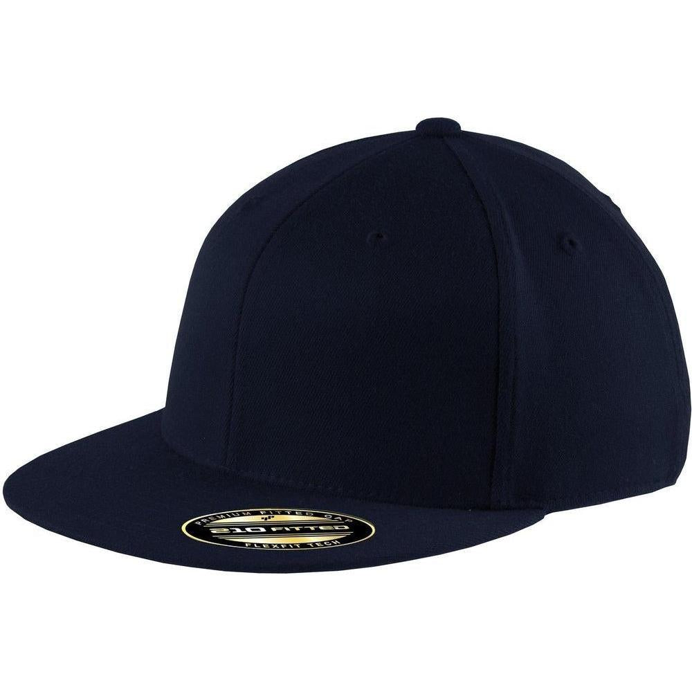 no-logo Port Authority Flexfit 210 Flat Bill Cap-Regular-Port Authority-Thread Logic