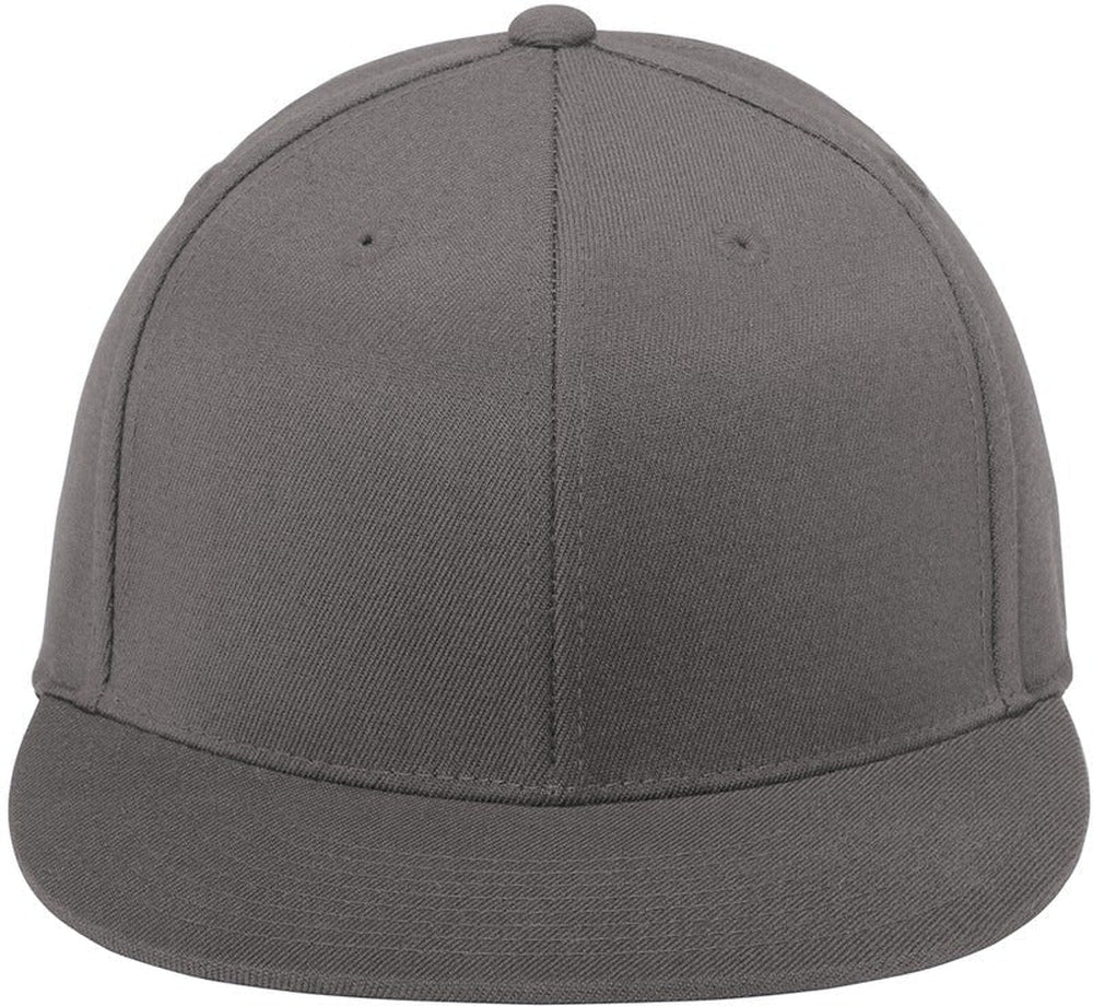Port Authority Flexfit 210 Flat Bill Cap-Regular-Port Authority-Grey-S/M-Thread Logic