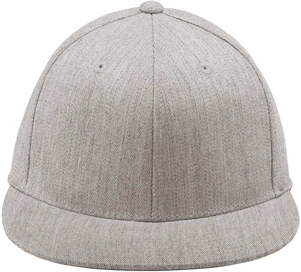 Port Authority Flexfit 210 Flat Bill Cap-Regular-Port Authority-Heather Grey-S/M-Thread Logic