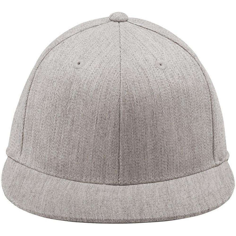 no-logo Port Authority Flexfit 210 Flat Bill Cap-Regular-Port Authority-Heather Grey-S/M-Thread Logic