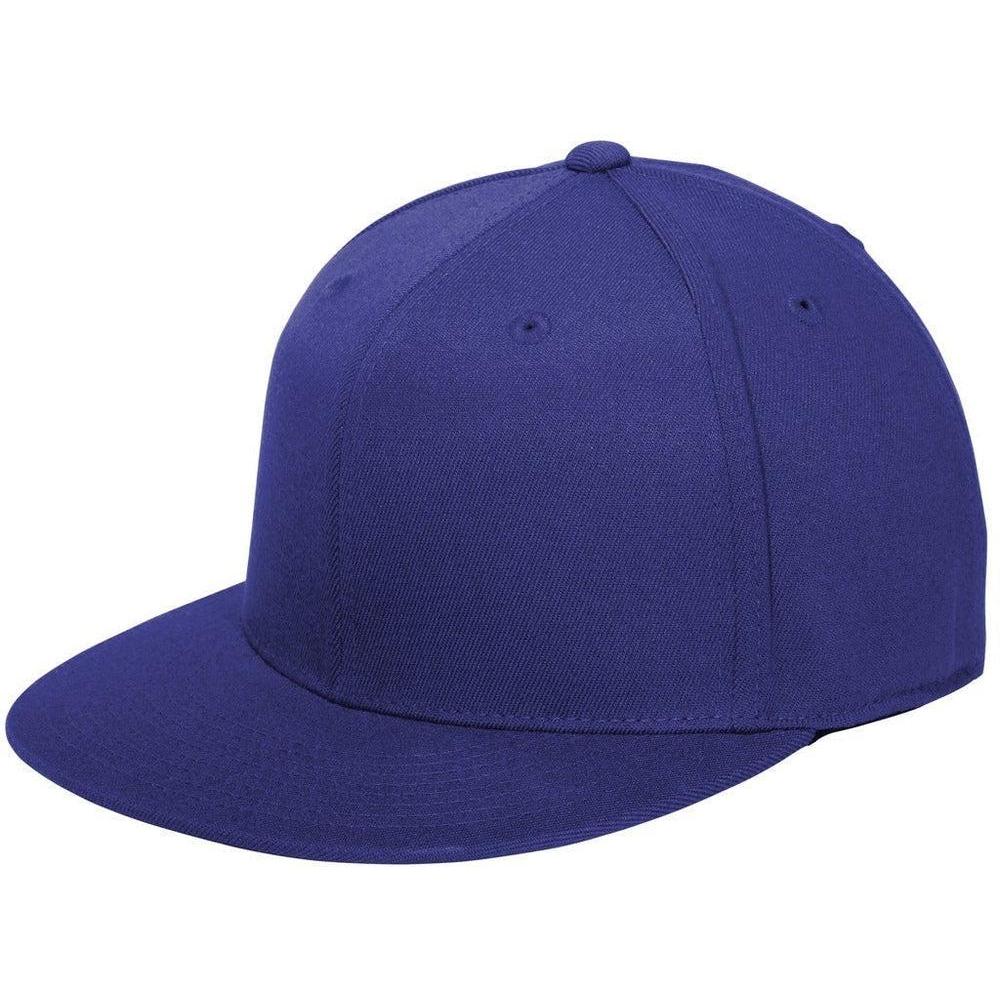no-logo Port Authority Flexfit 210 Flat Bill Cap