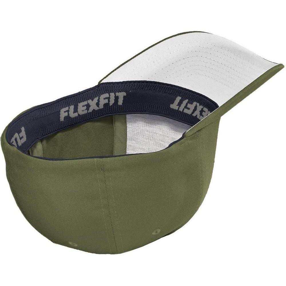 no-logo Port Authority Flexfit Cap-Regular-Port Authority-Olive Drab Green-S/M-Thread Logic