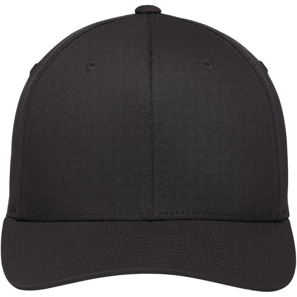 no-logo Port Authority Flexfit Cotton Twill Cap-Regular-Port Authority-Black-S/M-Thread Logic