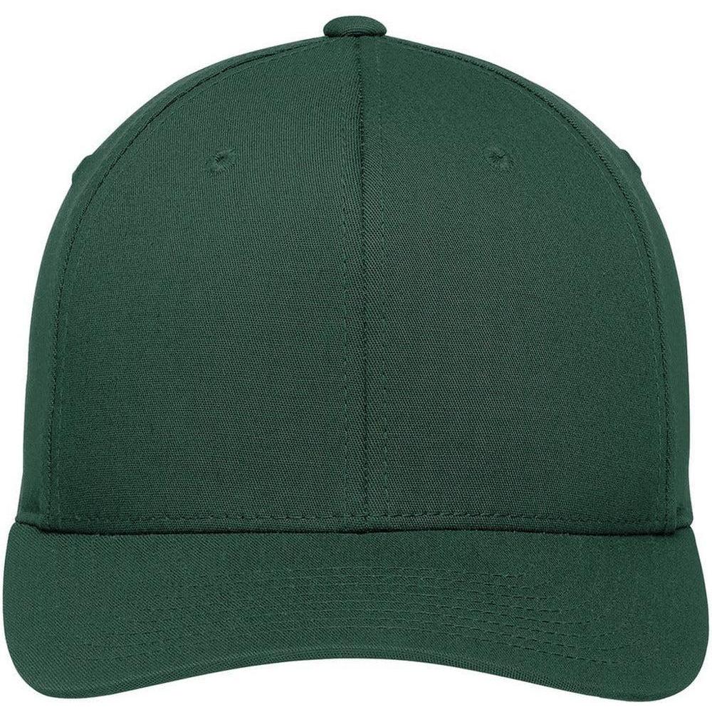 no-logo Port Authority Flexfit Cotton Twill Cap-Regular-Port Authority-Forest Green-S/M-Thread Logic