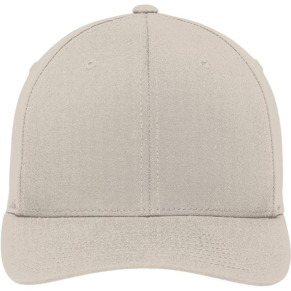 no-logo Port Authority Flexfit Cotton Twill Cap-Regular-Port Authority-Stone-S/M-Thread Logic