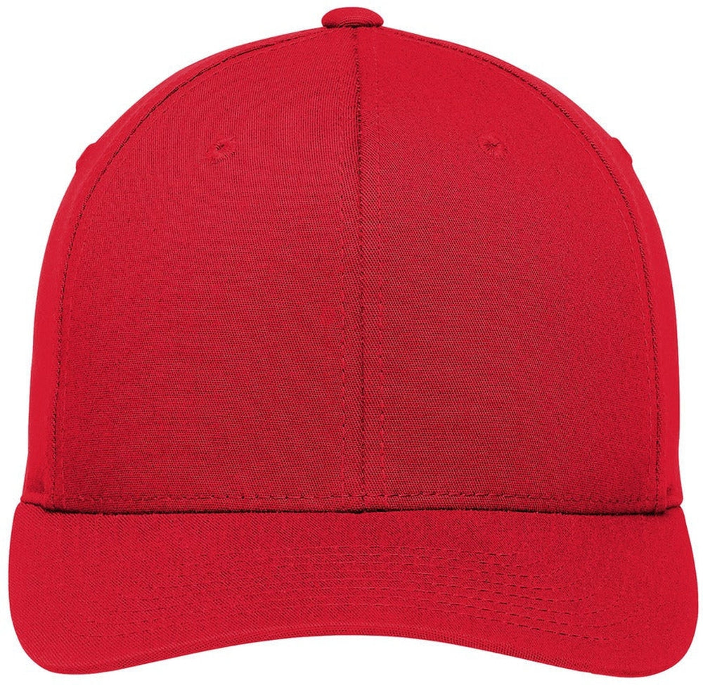 Port Authority Flexfit Cotton Twill Cap-Regular-Port Authority-True Red-S/M-Thread Logic