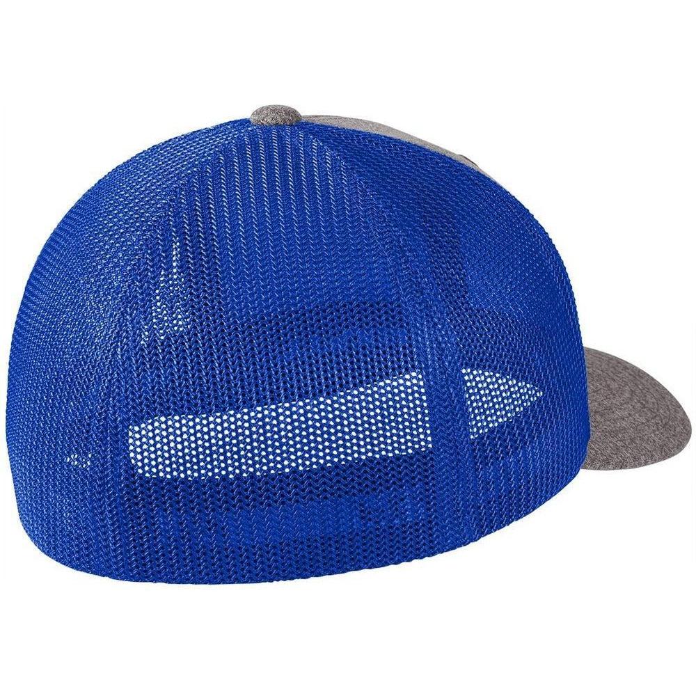 no-logo Port Authority Flexfit Melange Mesh Back Trucker Cap-Regular-Port Authority-Thread Logic