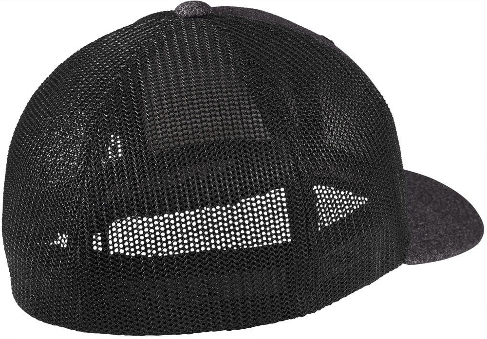 no-logo Port Authority Flexfit Melange Mesh Back Trucker Cap-Regular-Port Authority-Thread Logic