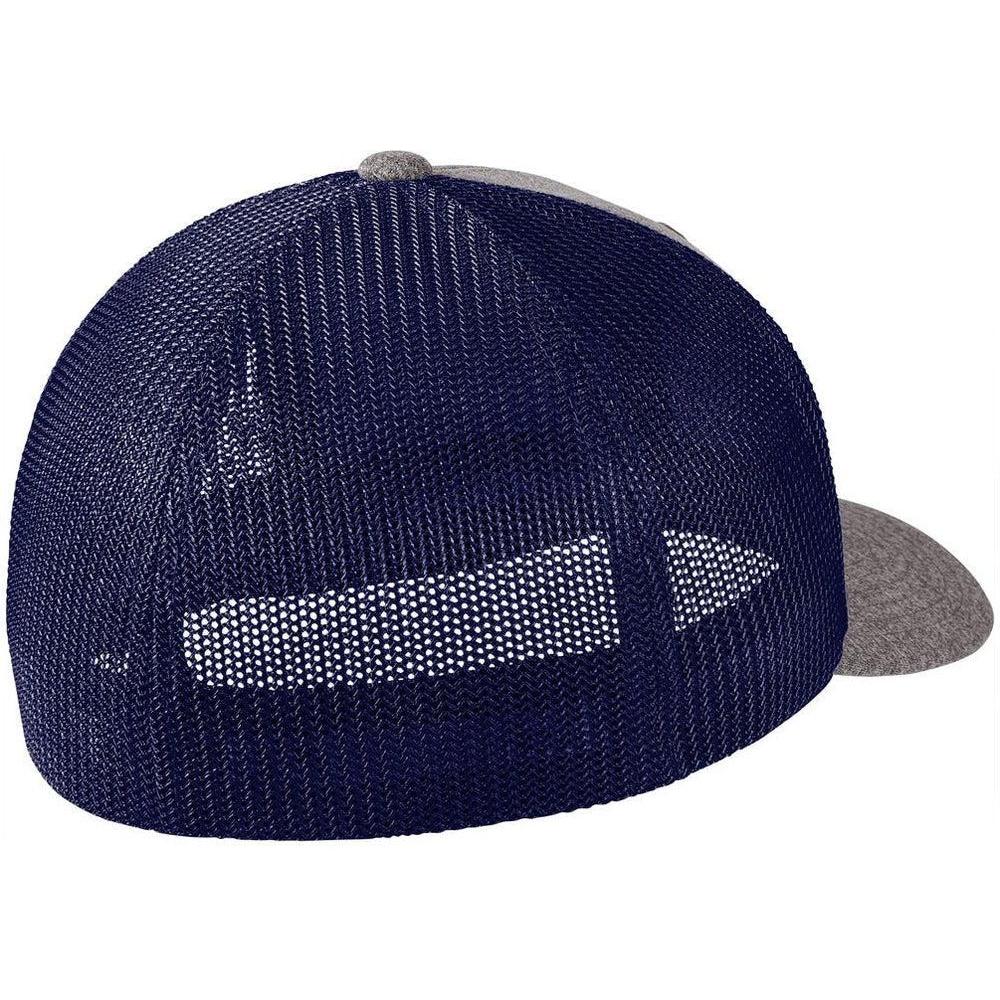 no-logo Port Authority Flexfit Melange Mesh Back Trucker Cap-Regular-Port Authority-Thread Logic