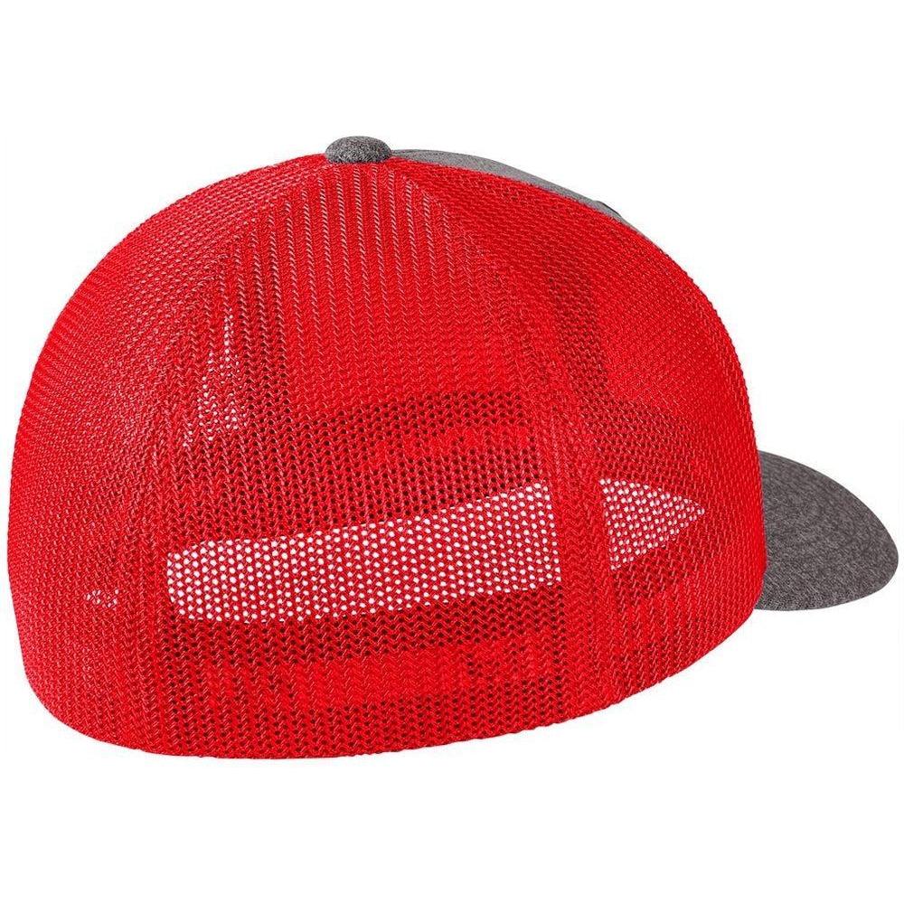 no-logo Port Authority Flexfit Melange Mesh Back Trucker Cap-Regular-Port Authority-Thread Logic