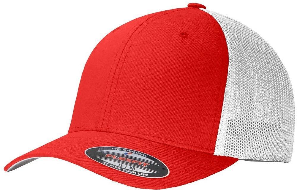 no-logo Port Authority Flexfit Mesh Back Cap-Regular-Port Authority-Thread Logic