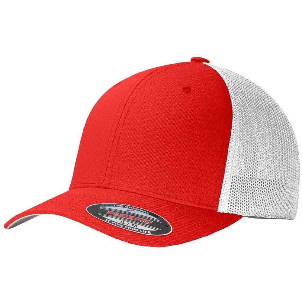 no-logo Port Authority Flexfit Mesh Back Cap-Headwear-Port Authority-Thread Logic