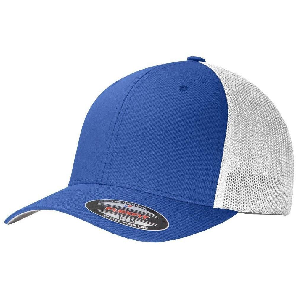 no-logo Port Authority Flexfit Mesh Back Cap-Headwear-Port Authority-Thread Logic