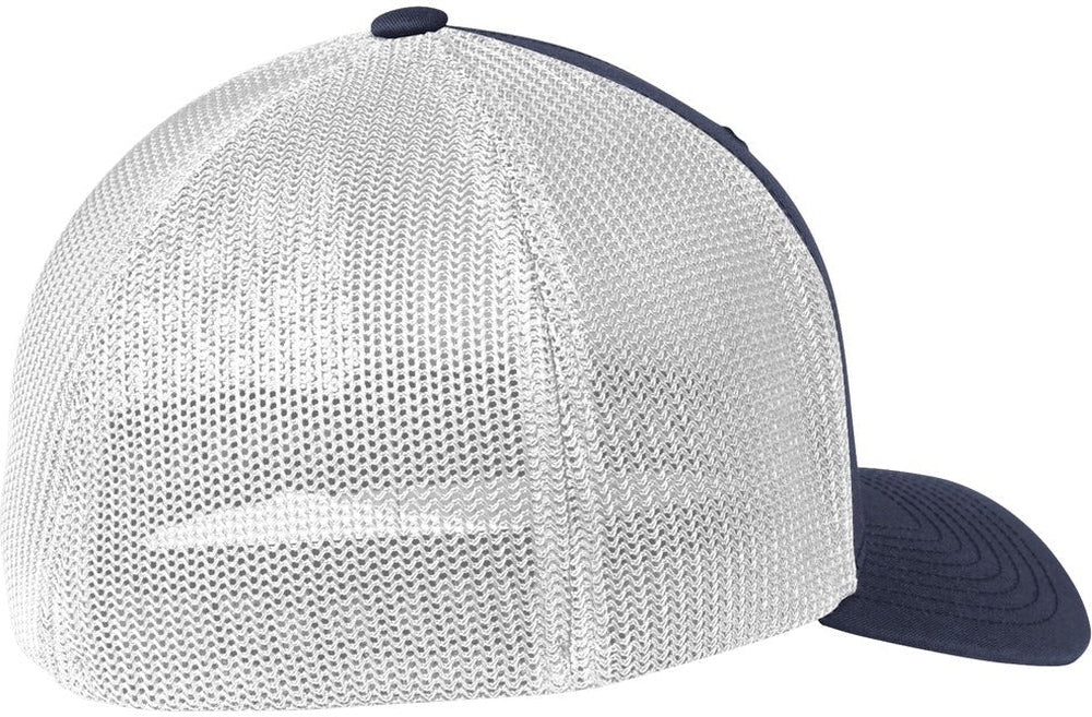 no-logo Port Authority Flexfit Mesh Back Cap-Regular-Port Authority-Thread Logic