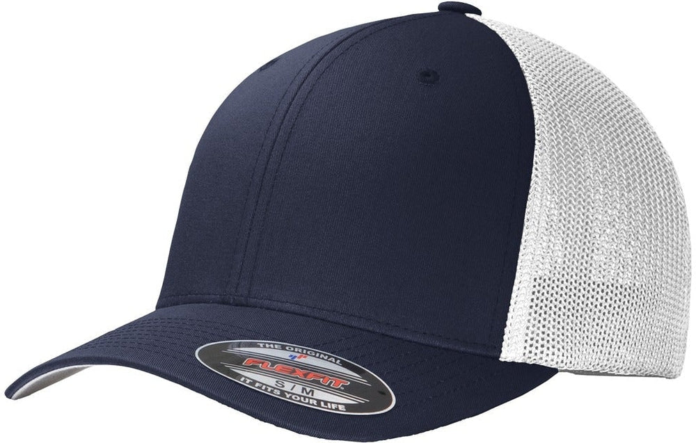 no-logo Port Authority Flexfit Mesh Back Cap-Regular-Port Authority-Thread Logic