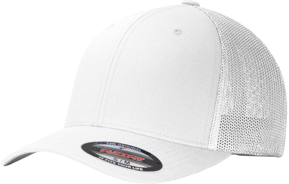 no-logo Port Authority Flexfit Mesh Back Cap-Regular-Port Authority-Thread Logic