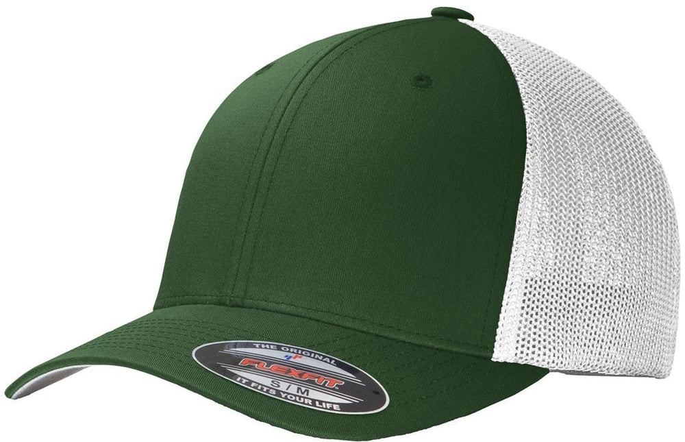 no-logo Port Authority Flexfit Mesh Back Cap-Regular-Port Authority-Thread Logic