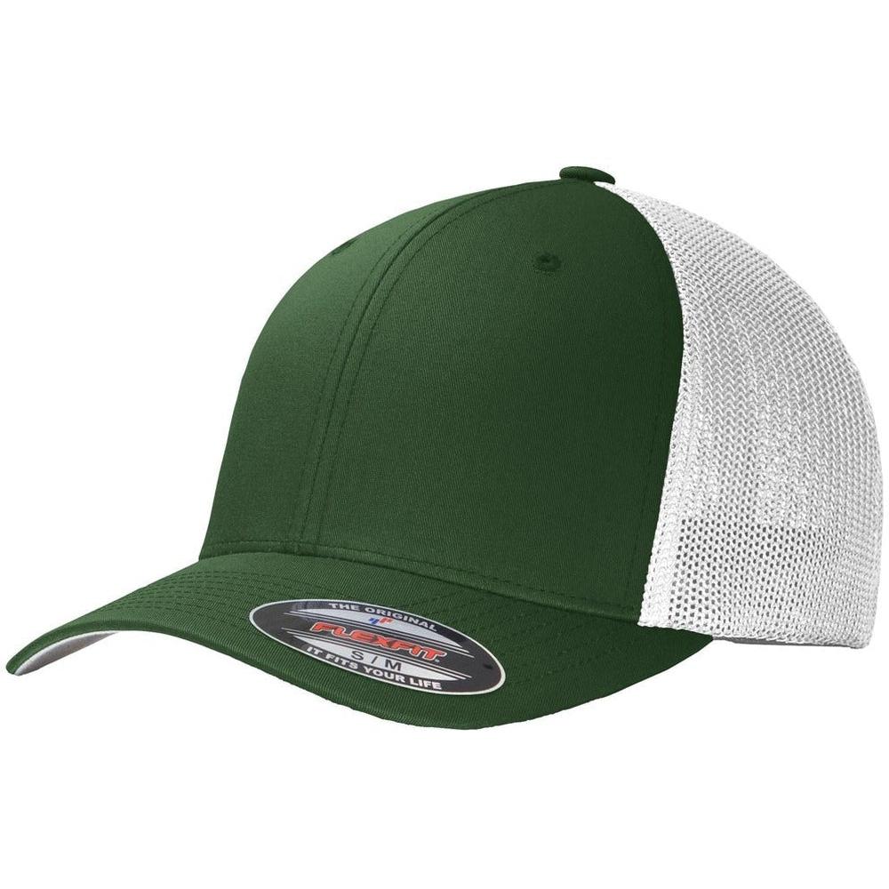 no-logo Port Authority Flexfit Mesh Back Cap-Headwear-Port Authority-Thread Logic