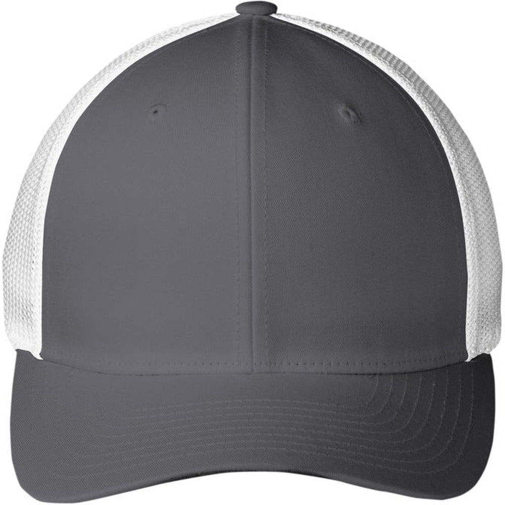 Port Authority Flexfit Mesh Back Cap-Regular-Port Authority-Graphite/White-S/M-Thread Logic