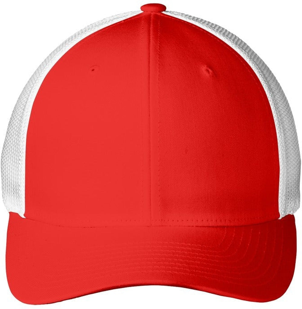 Port Authority Flexfit Mesh Back Cap-Regular-Port Authority-True Red/White-L/XL-Thread Logic
