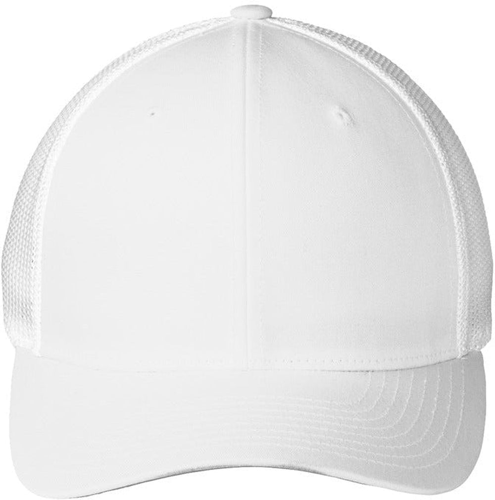 Port Authority Flexfit Mesh Back Cap-Regular-Port Authority-White/White-L/XL-Thread Logic