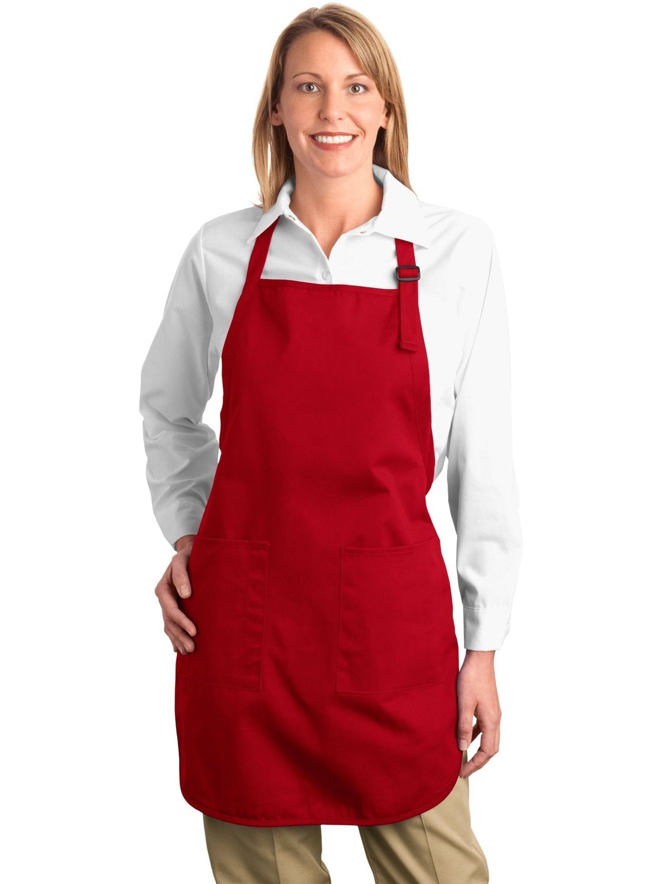 no-logo Port Authority Full Length Apron with Teflon Coating-Regular-Port Authority-Thread Logic