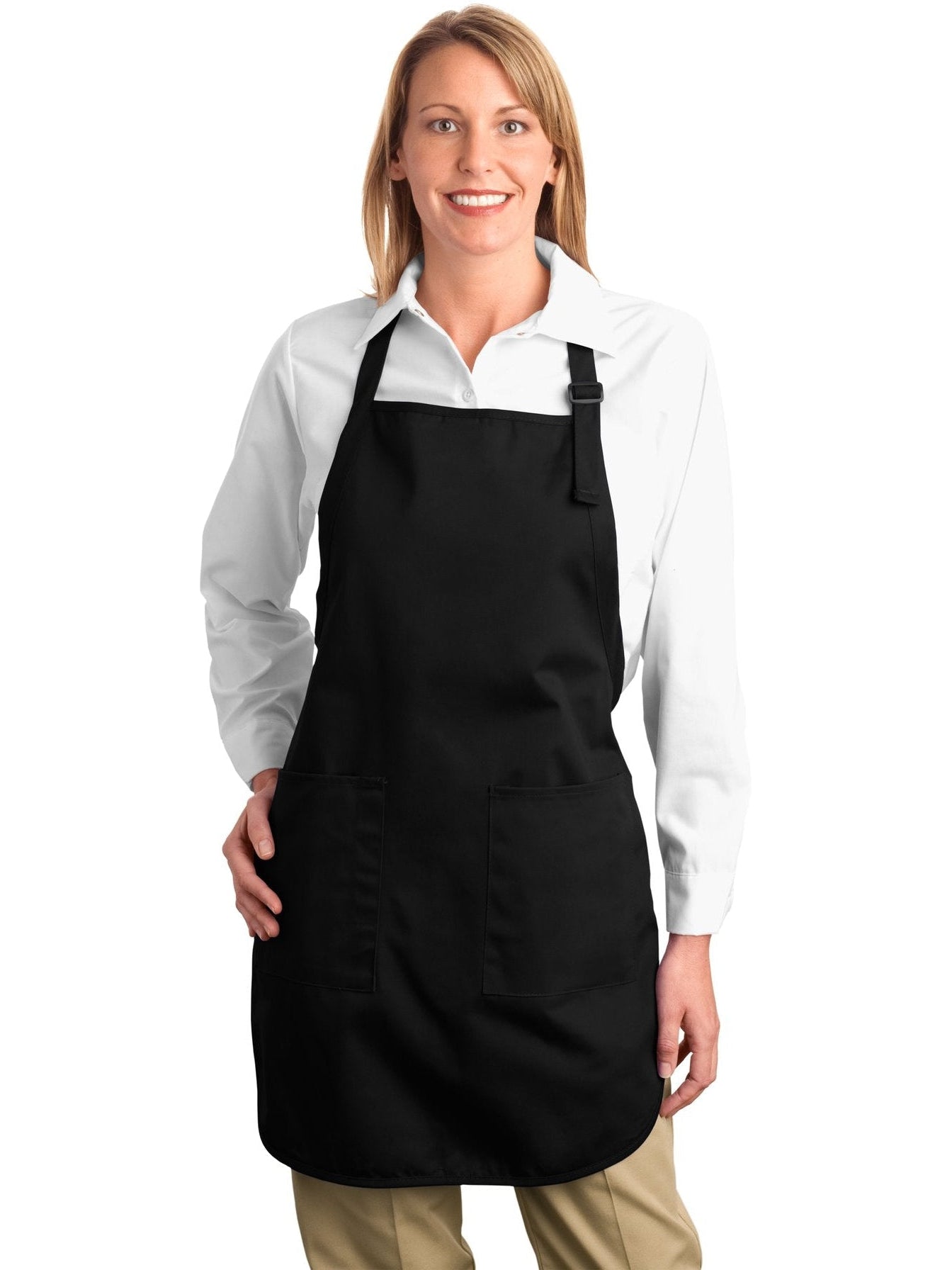 no-logo Port Authority Full Length Apron with Teflon Coating-Regular-Port Authority-Thread Logic