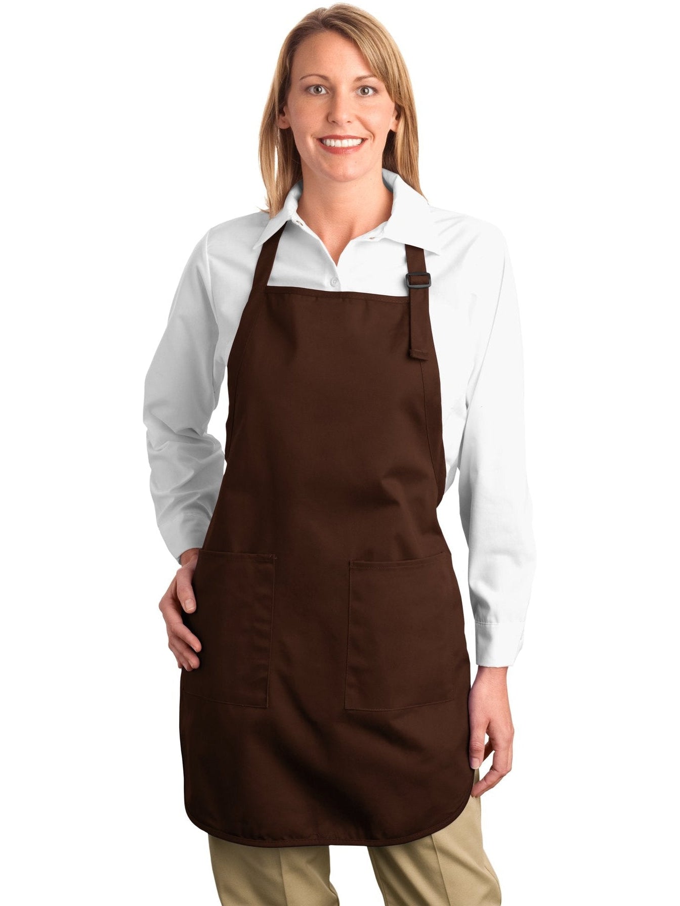 no-logo Port Authority Full Length Apron with Teflon Coating-Regular-Port Authority-Thread Logic