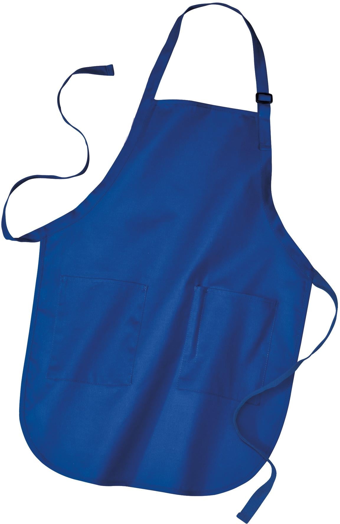 no-logo Port Authority Full Length Apron with Teflon Coating-Regular-Port Authority-Royal-1 Size-Thread Logic