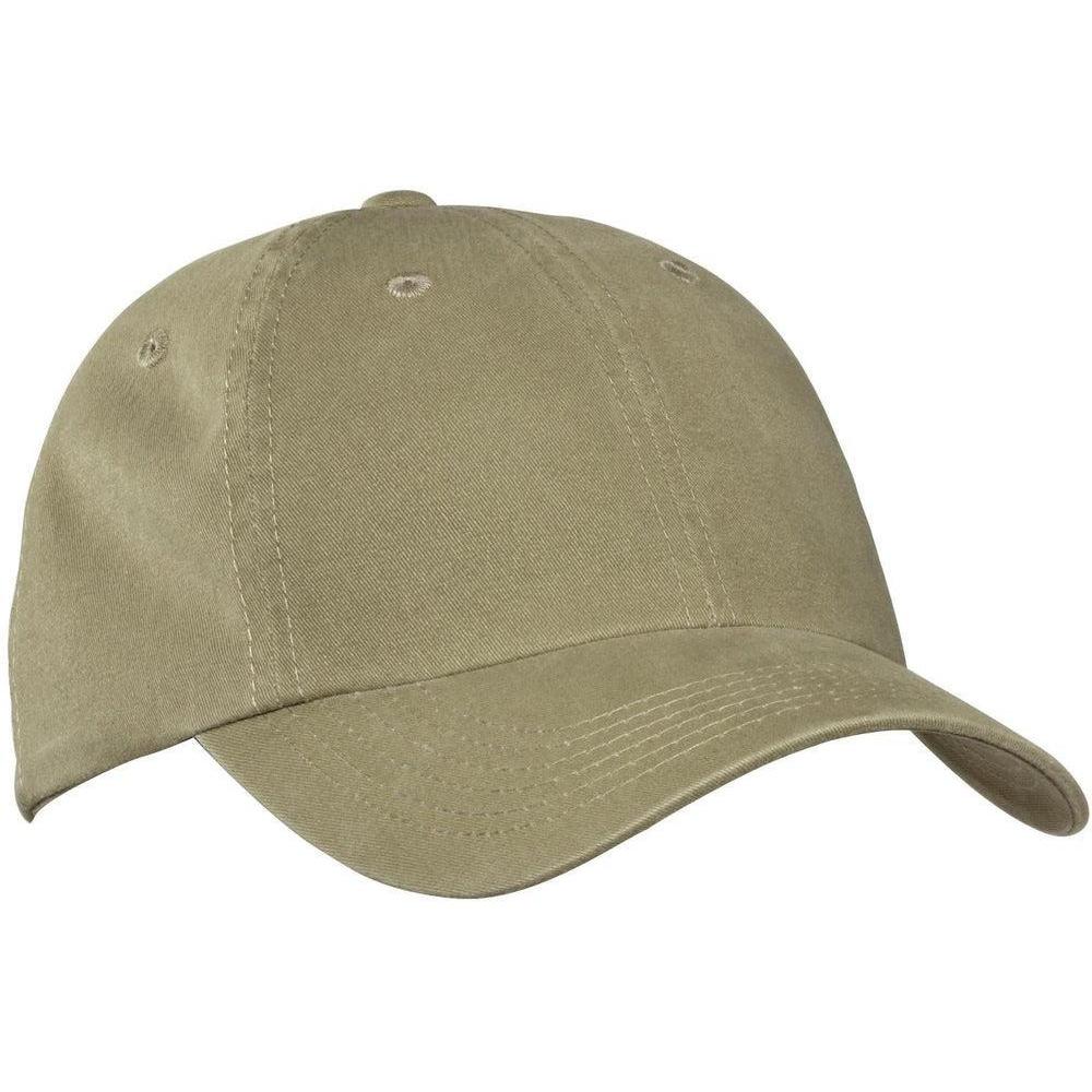 no-logo Port Authority Garment Dyed Cap-Headwear-Port Authority-Thread Logic
