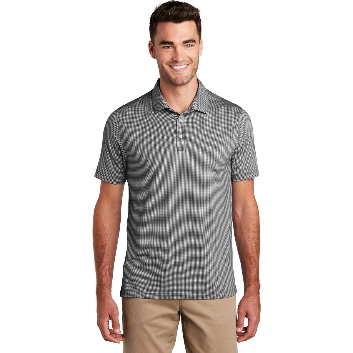 no-logo Port Authority Gingham Polo-Active-Port Authority-Thread Logic