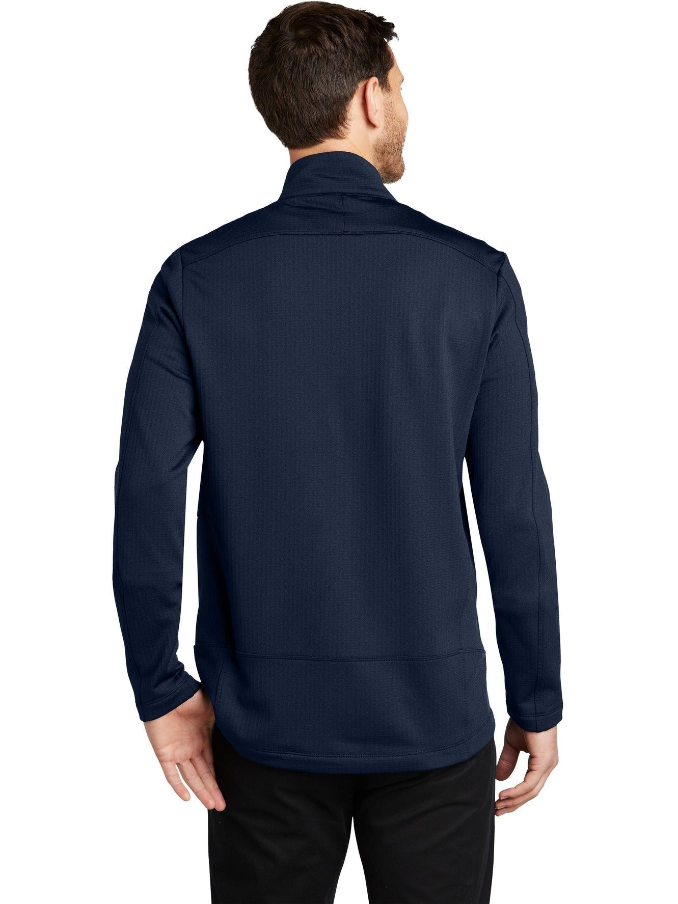 no-logo Port Authority Grid Fleece Jacket-Regular-Port Authority-Thread Logic