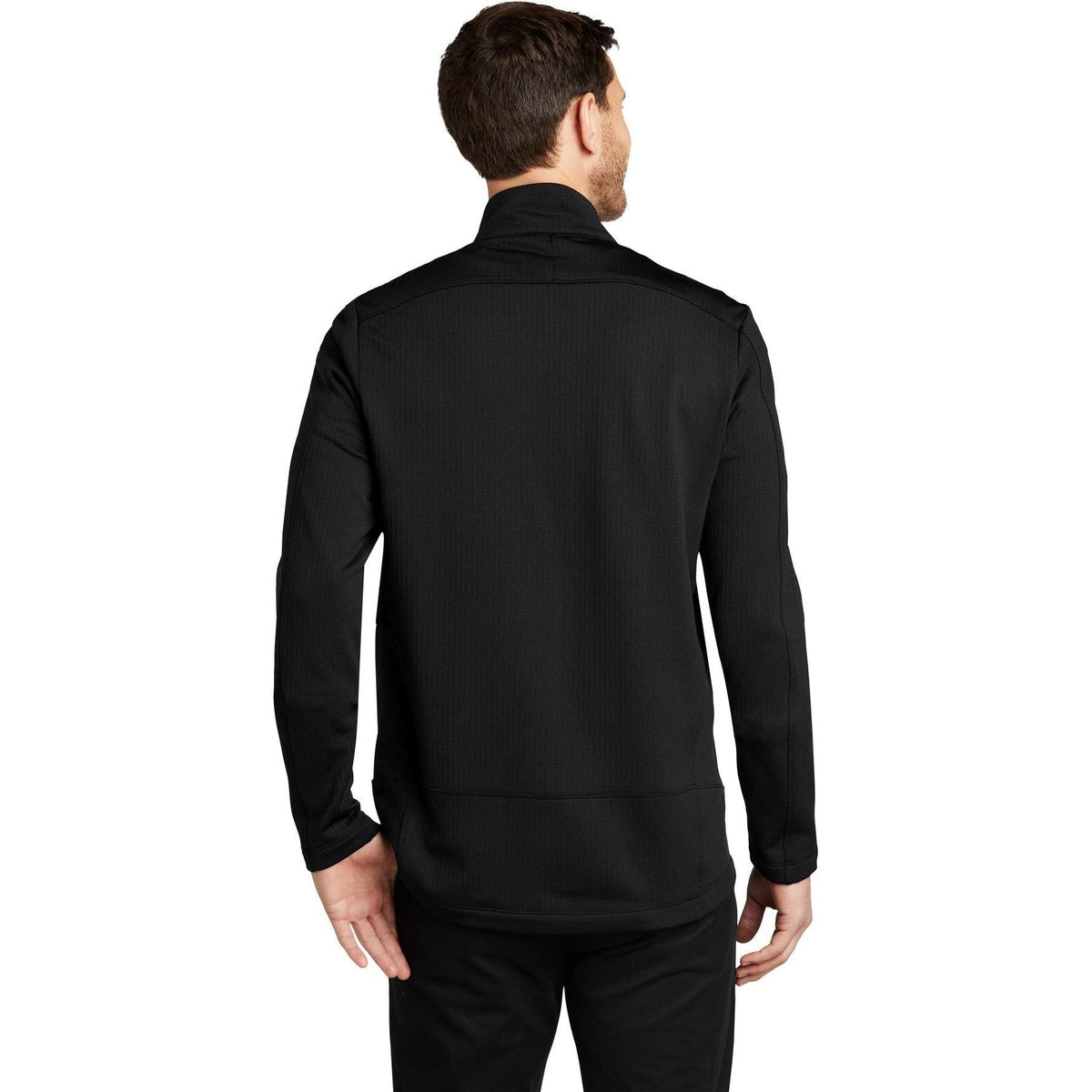 no-logo Port Authority Grid Fleece Jacket-Regular-Port Authority-Thread Logic