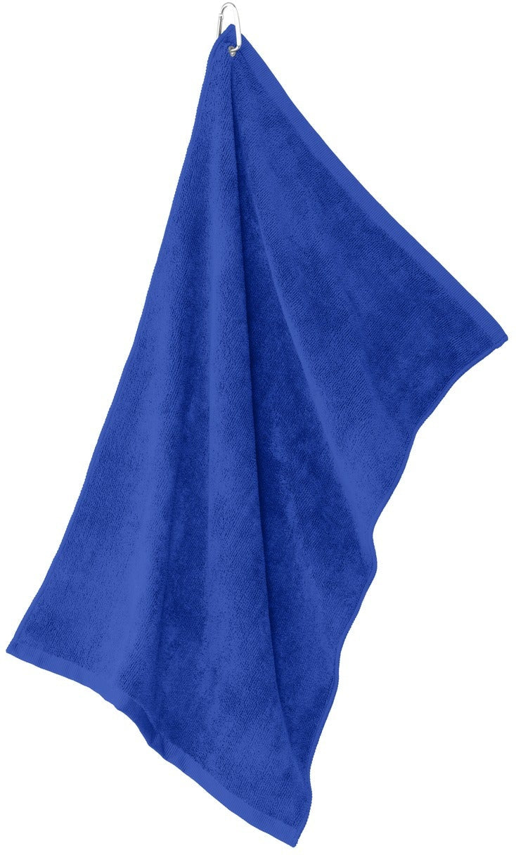 no-logo Port Authority Grommeted Microfiber Golf Towel-Regular-Port Authority-Royal-1 Size-Thread Logic
