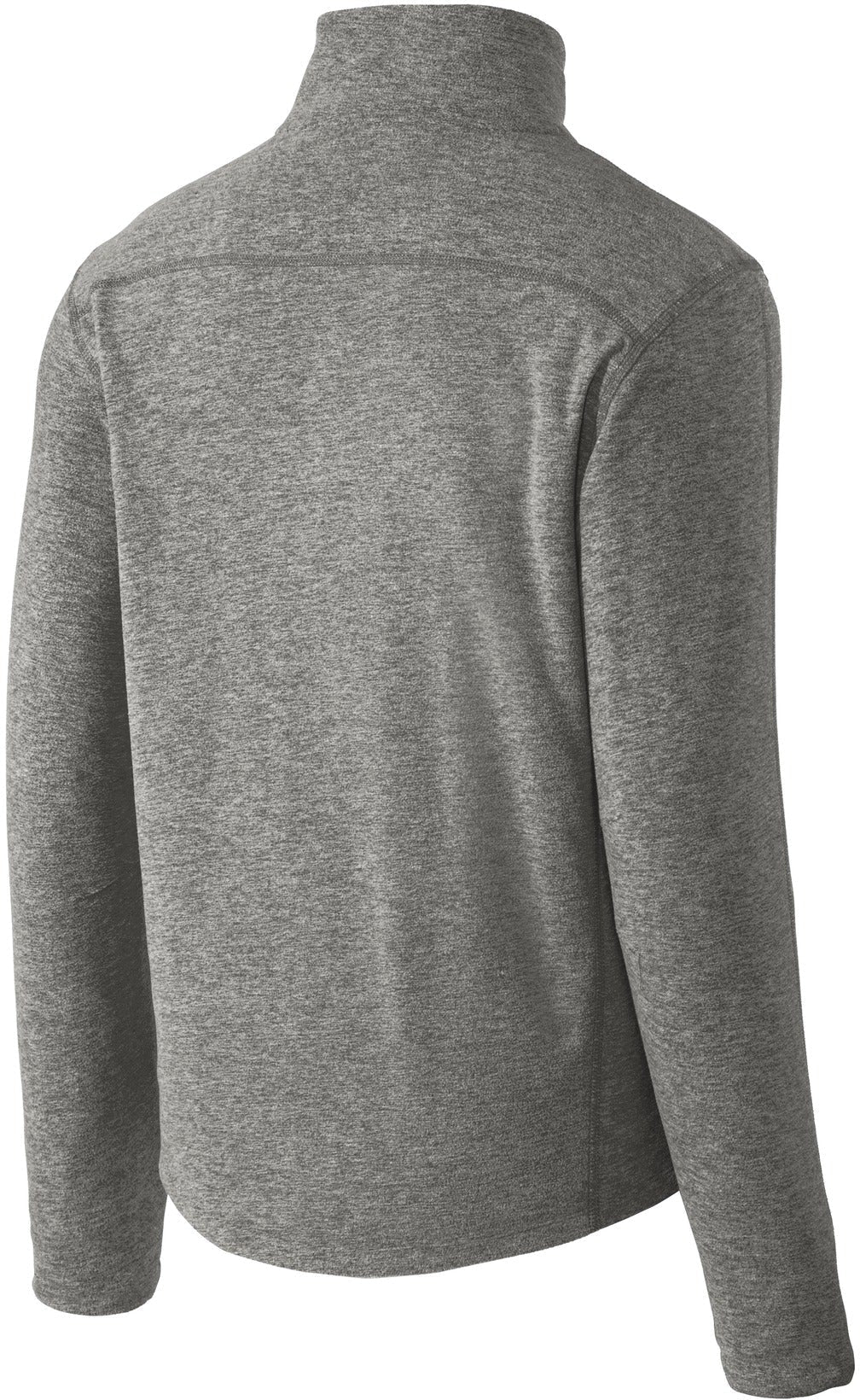 no-logo Port Authority Heather Microfleece Full-Zip Jacket-Regular-Port Authority-Thread Logic