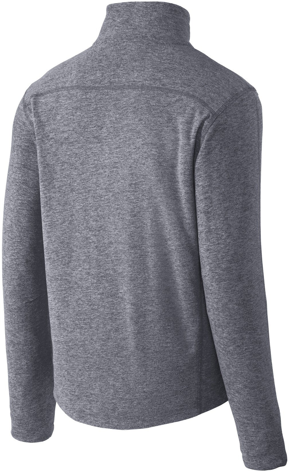 no-logo Port Authority Heather Microfleece Full-Zip Jacket-Regular-Port Authority-Thread Logic