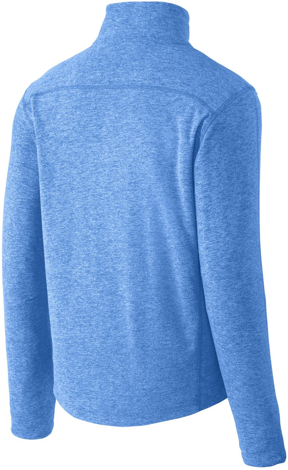 no-logo Port Authority Heather Microfleece Full-Zip Jacket-Regular-Port Authority-Thread Logic