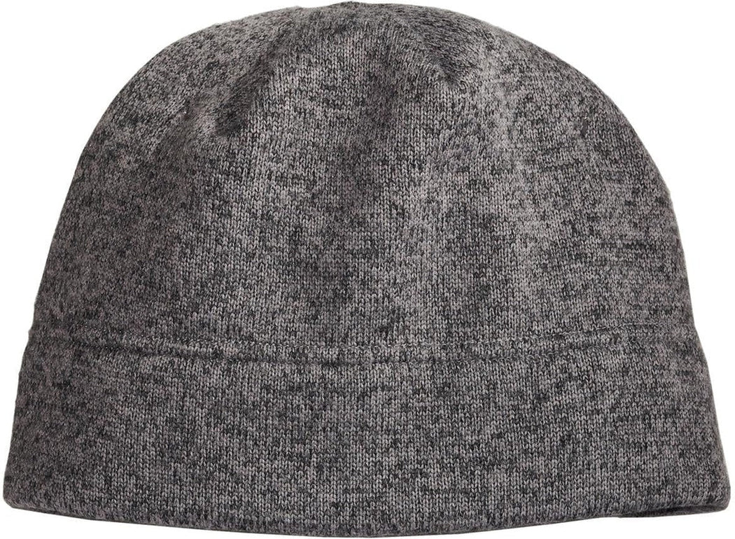 Port Authority Heathered Knit Beanie-Regular-Port Authority-Grey Heather/Black-OSFA-Thread Logic
