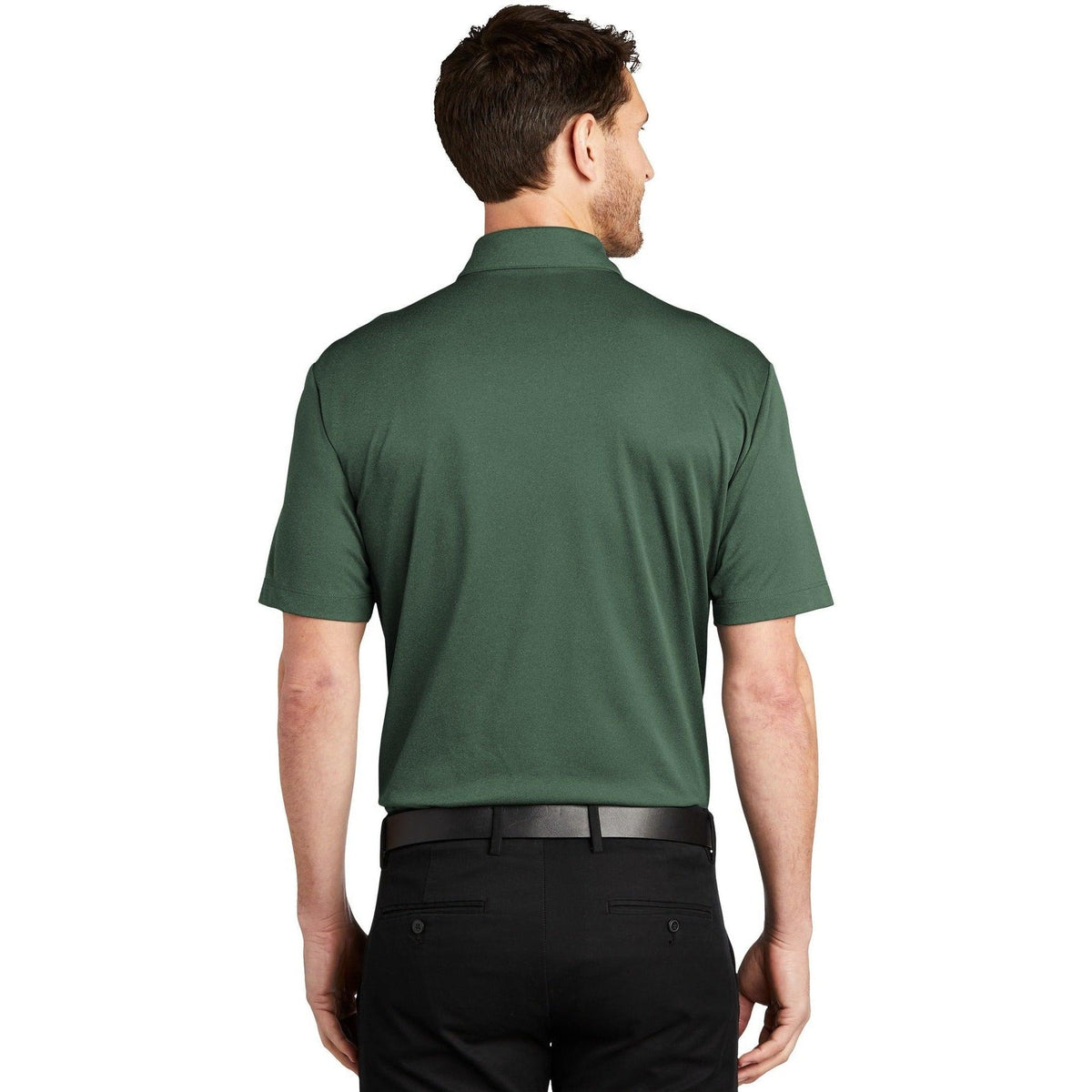 no-logo Port Authority Heathered Silk Touch Performance Polo-Regular-Port Authority-Thread Logic