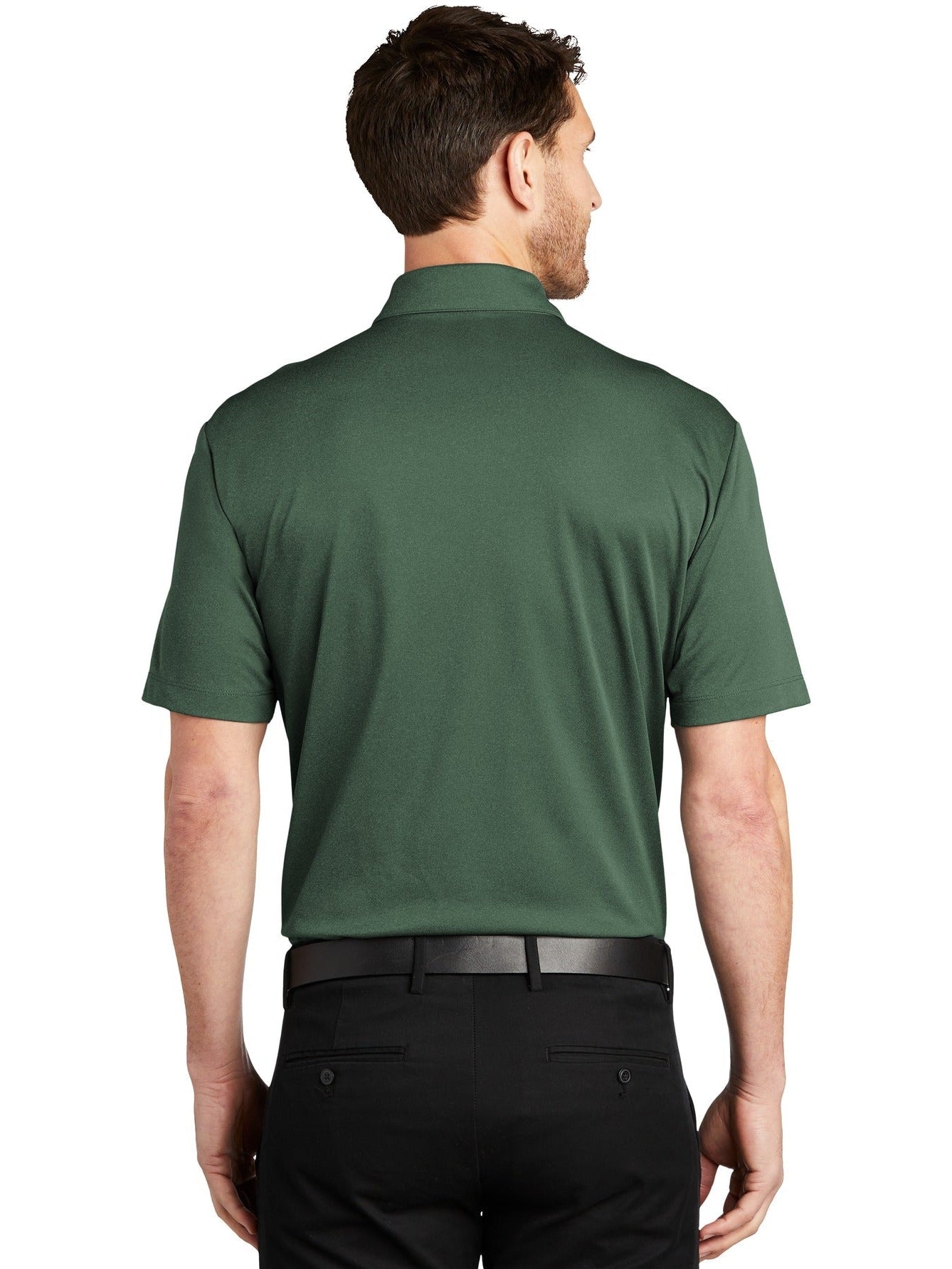 no-logo Port Authority Heathered Silk Touch Performance Polo-Regular-Port Authority-Thread Logic